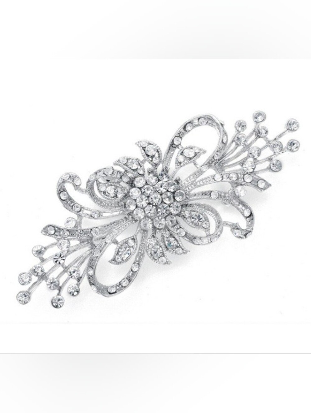 Mariell Dramatic Crystal Bridal Broach